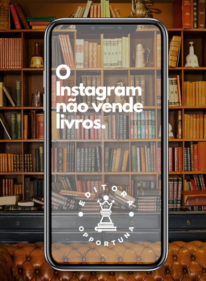 O Instagram não vende livros.